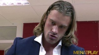 Hunky Businessmen Butt Fuck After Work