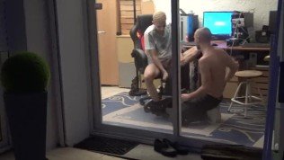 james kamui fucked bareback by latino hot twink at the desk work