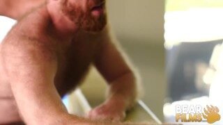 BEARFILMS Burly Bear Brad Kalvo Fucks Ginger Hunk Bareback